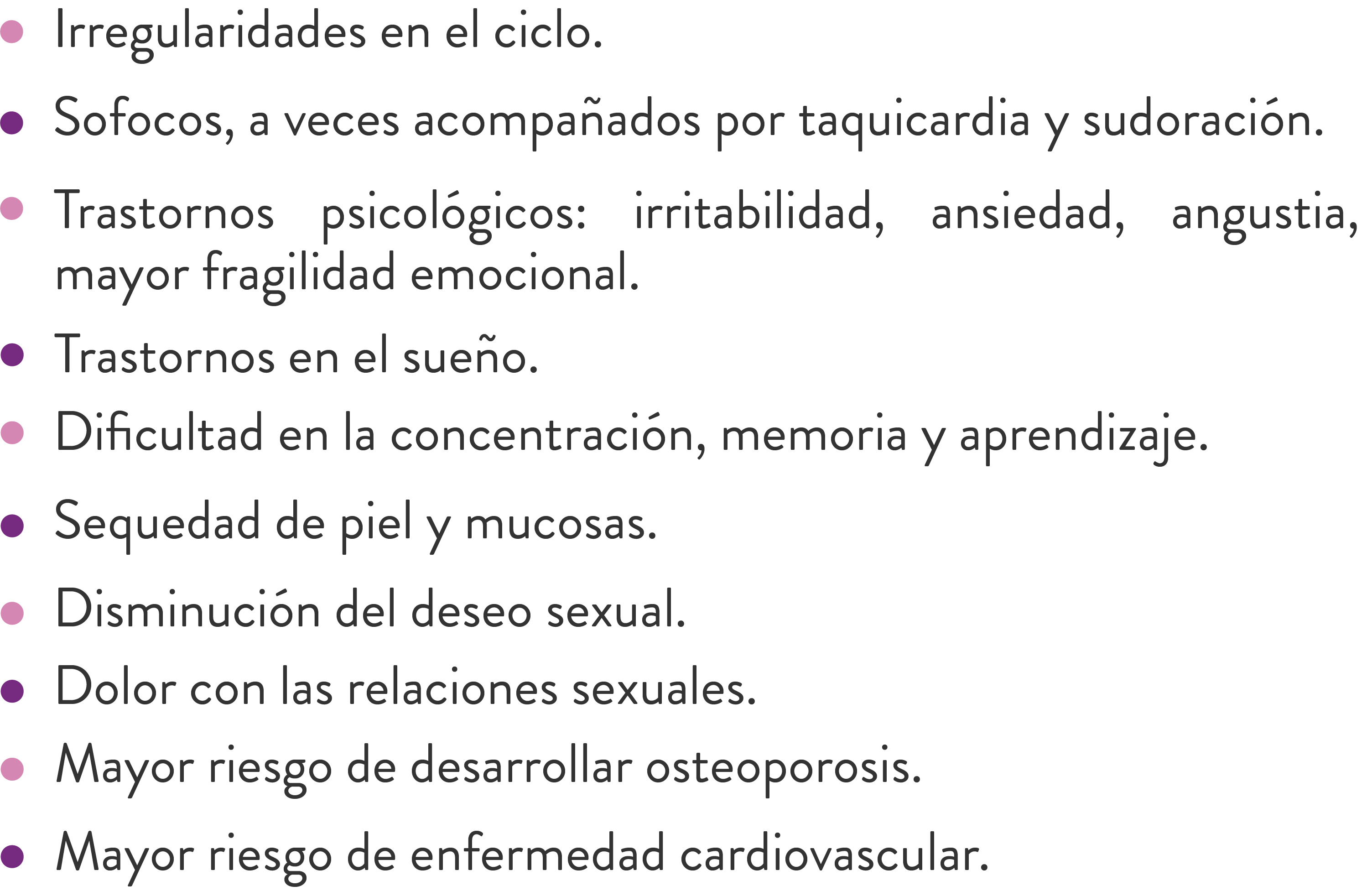 Lista de Sintomas Lista de Sintomas